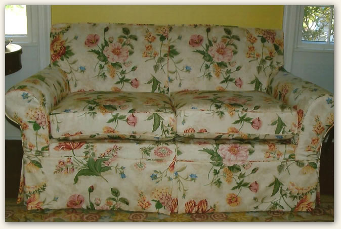 Slipcovered Couch